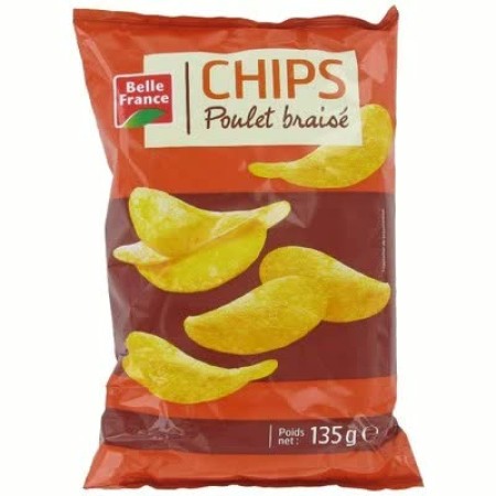 Chips saveur poulet braise 135g image