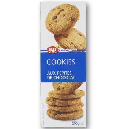 COOKIES AUX PETITES DE CHOCOLAT 200g image
